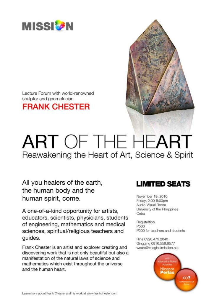 Art of the Heart - Philippines - The Art & Science of Frank Chester